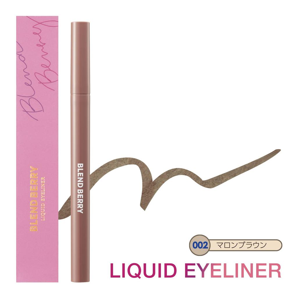 Blend Berry Verspielter Flüssiger Eyeliner 002 Augenfarbe KOSE (Marron Brown)