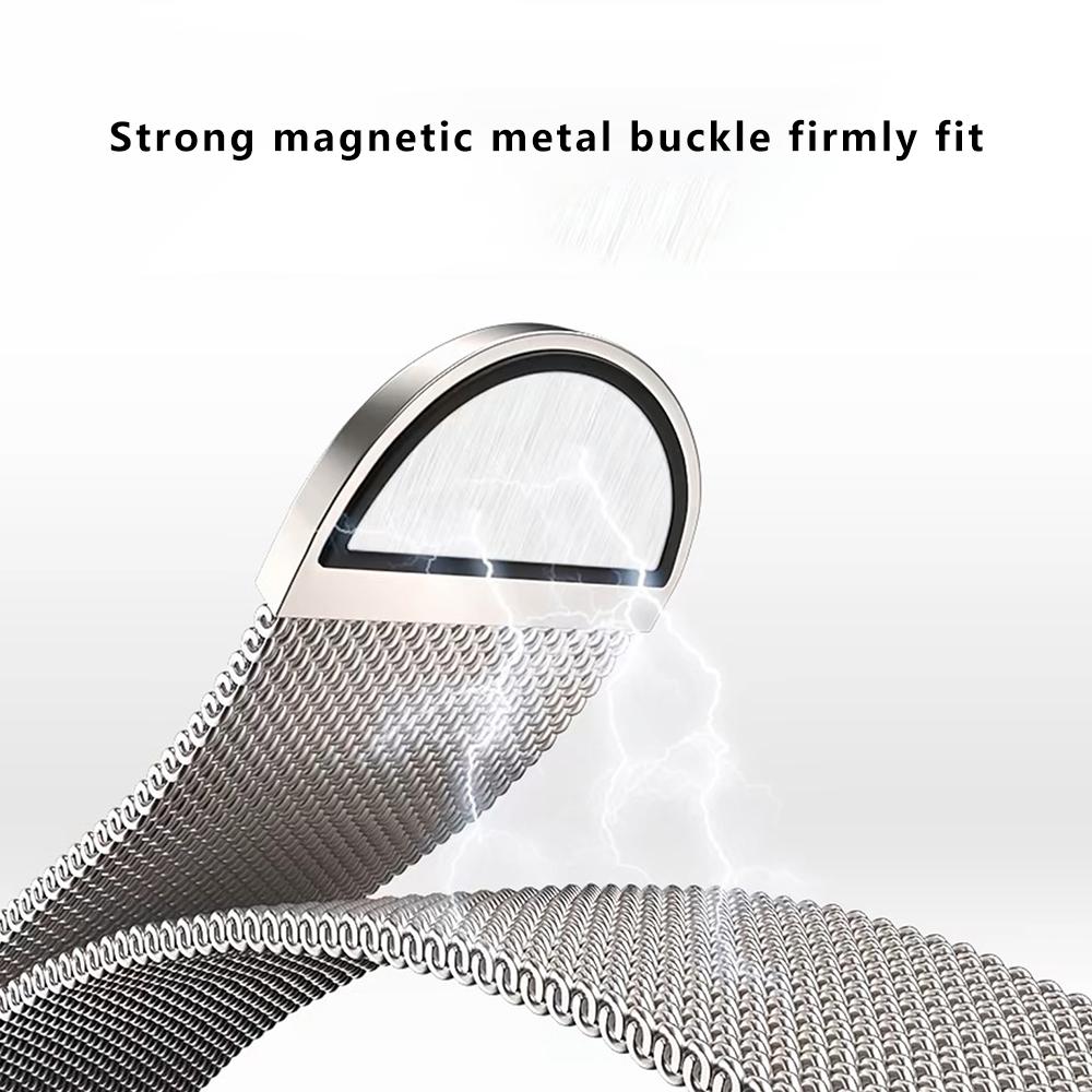 Watch Band For Apple Watch Series 10 42mm/9 8 7 41mm/6 5 4 SE (2022) SE (2023) SE 40mm/3 2 1 38mm Milanese Magnetic Strap