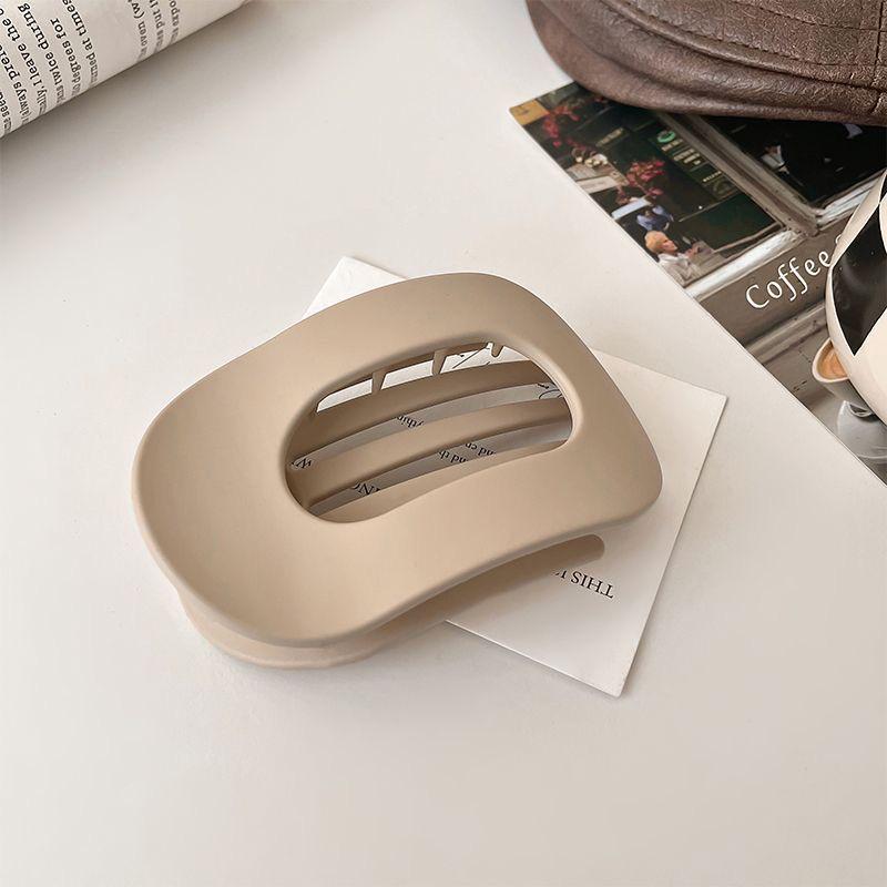 Mattierter ovaler matter Entenschnabel-Haarclip