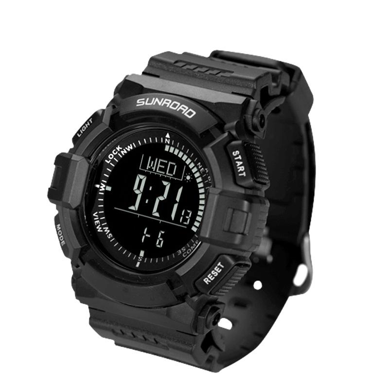 SUNROAD FR823 Outdoor Watch GPS Waterproof Men s Mountaineering Pedometer Compass Barometer Stopwatch Trail Running чёрный