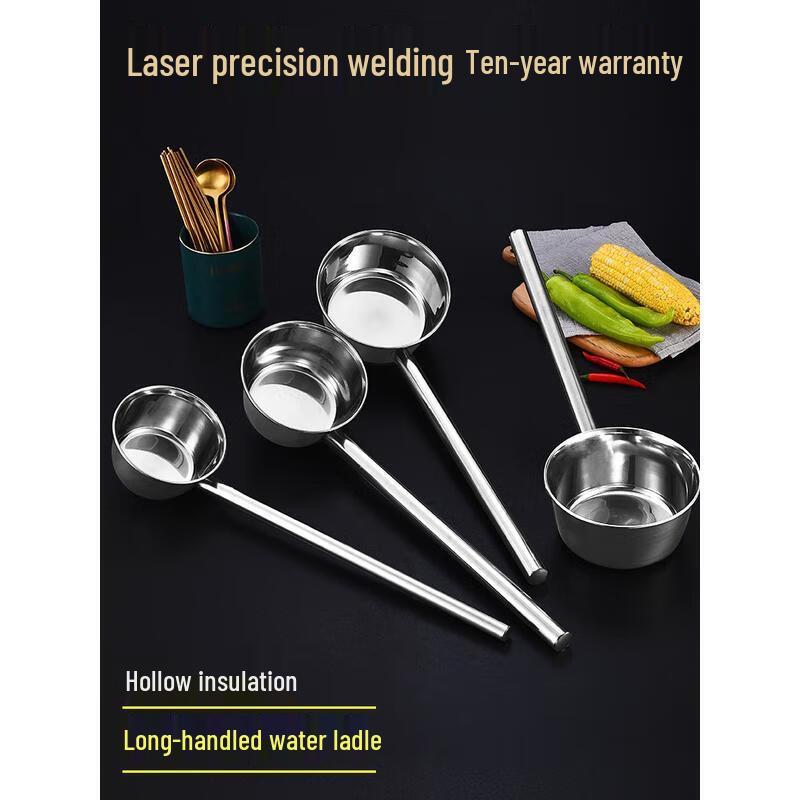 HANDUNYOU Stainless Steel Long Handle Ladle