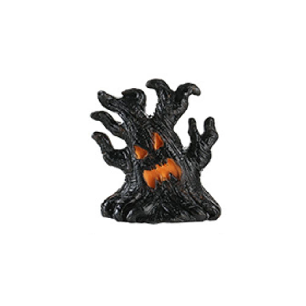 Glow Effect Scary Tree Stump Lamp Mini Tree Stump Grimace Tree Tabletop Lamp Indoor Table Decor Style B