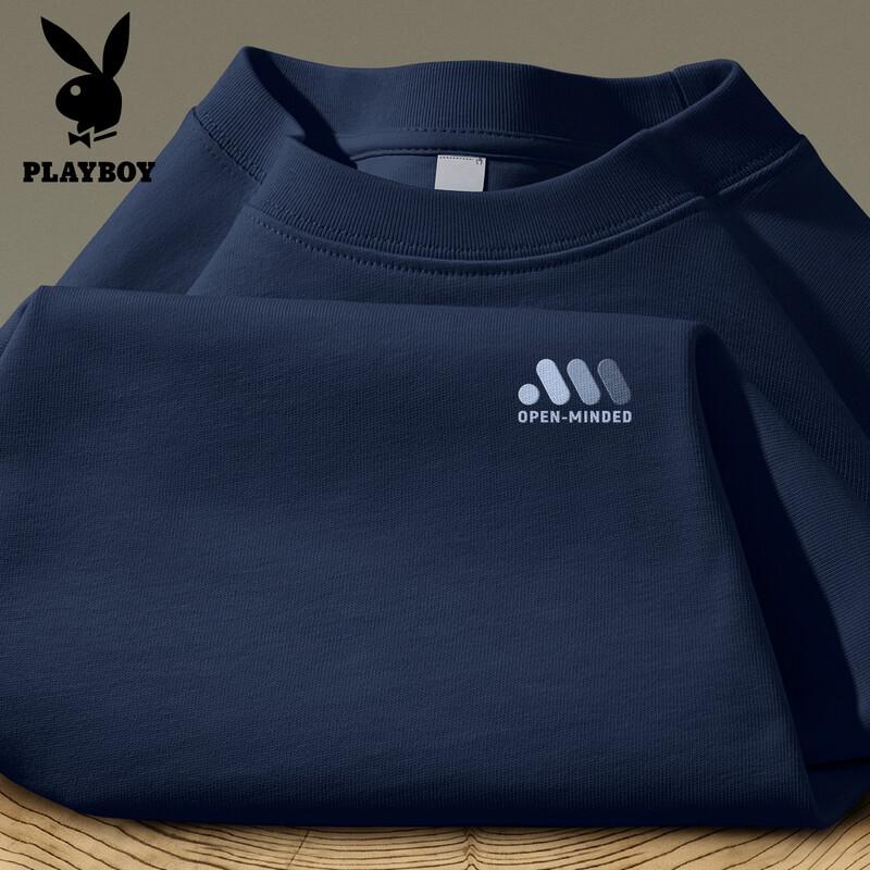 

PLAYBOY Men s Pure Cotton Short Sleeve T-Shirt 2XL