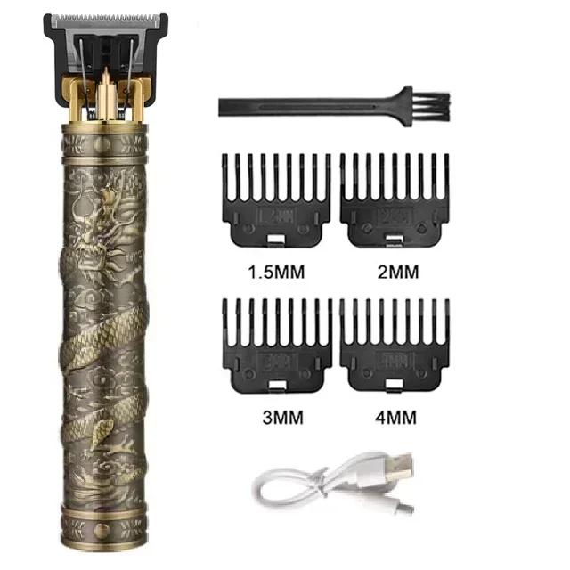 Hot Sale Vintage T9 Electric Cordless Hair Cutting Machine Professional Hair Barber Trimmer For Men Clipper Shaver Beard Lighter