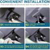 Veharvim Sun Visor Repair Kit Fits For Dodge RAM 1500 Trucks -, 1 Pack Aluminum Car Sun Visor Repair Kit, Car Sun Visor Fixer, Sun Visor Clip