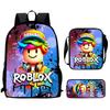 Roblox Printed Backpack, Children'S And Elementary School Bags
