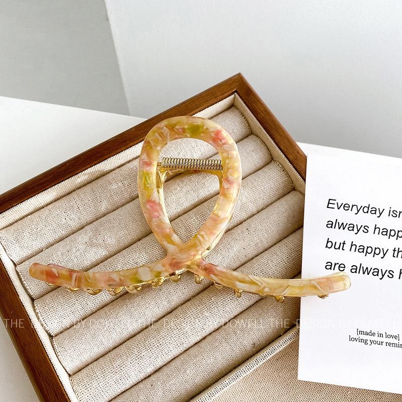 Simple And Elegant Hair Clip Large Alloy Claw Clip For Stylish Updos