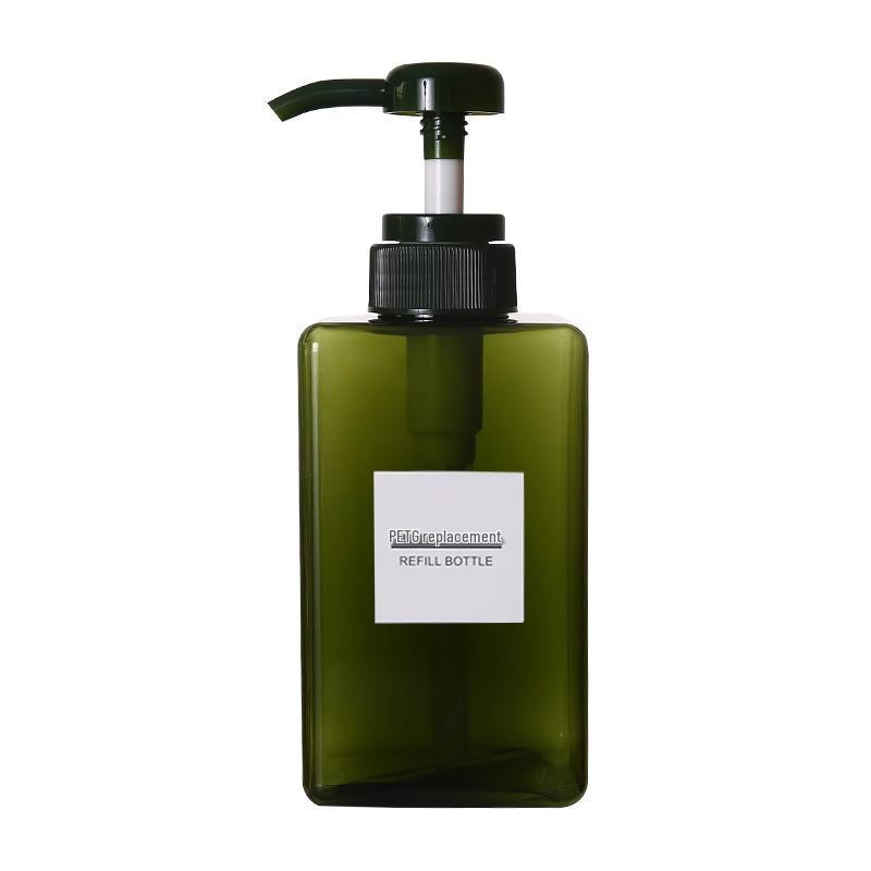 Large Capacity Press-Style Travel Dispenser for Shampoo, Lotion, and Body Wash