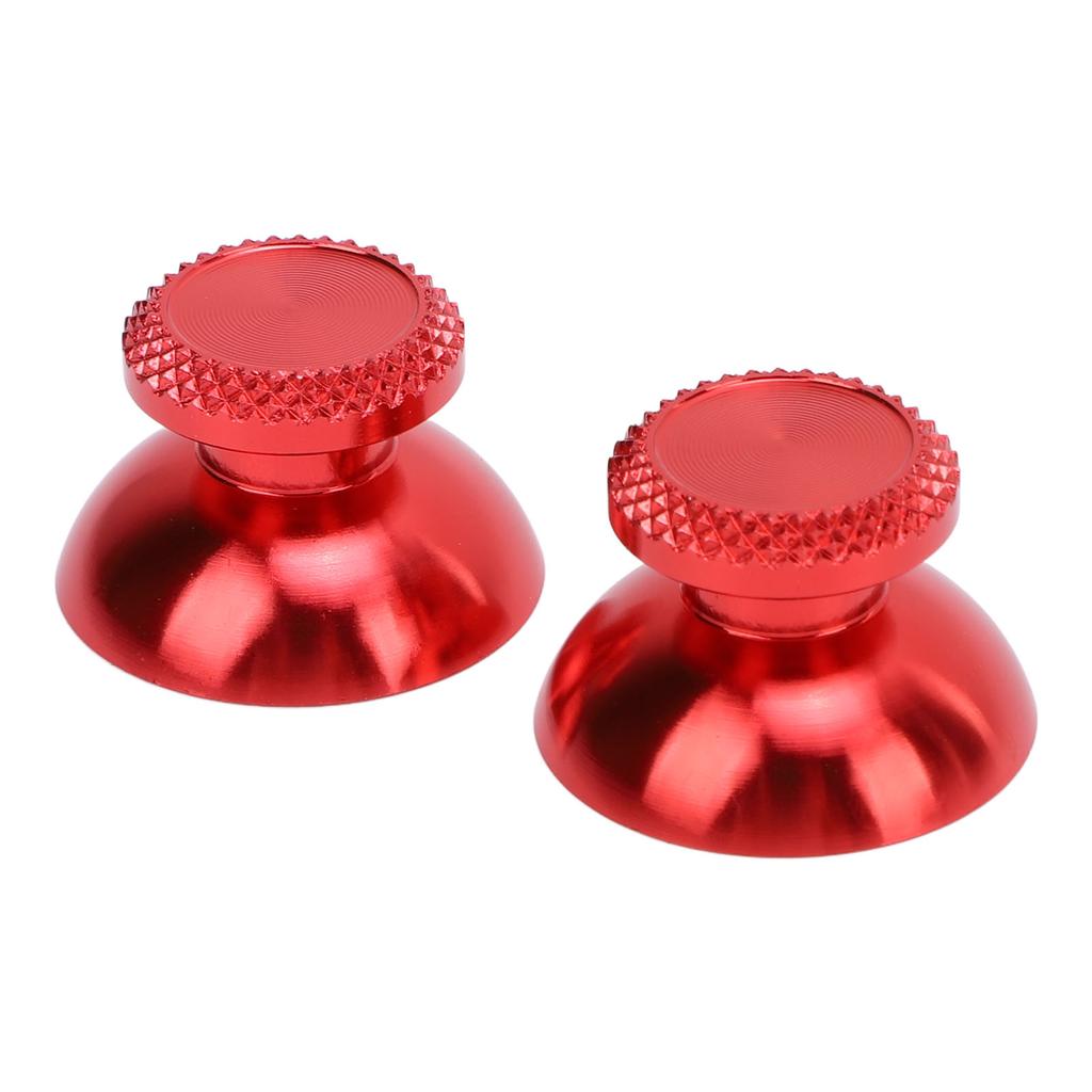 2Pcs Metal Analog Grips Stick Thumbsticks Controller Aluminum Alloy Metallic Joystick Handheld Game