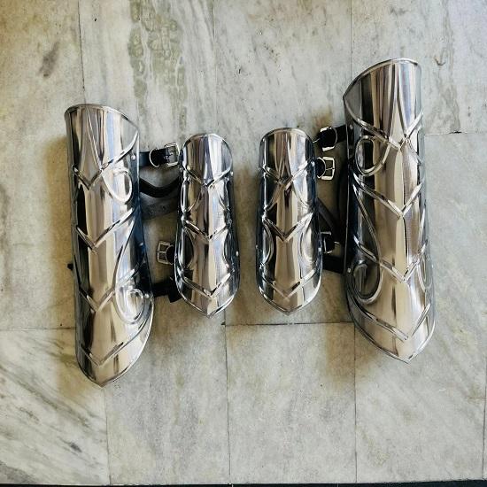 Set di Armatura Medievale in Acciaio da Donna Costume da Cavaliere Gotico Fatto a Mano, Attrezzatura Protettiva per LARP, Cosplay, Rievocazione