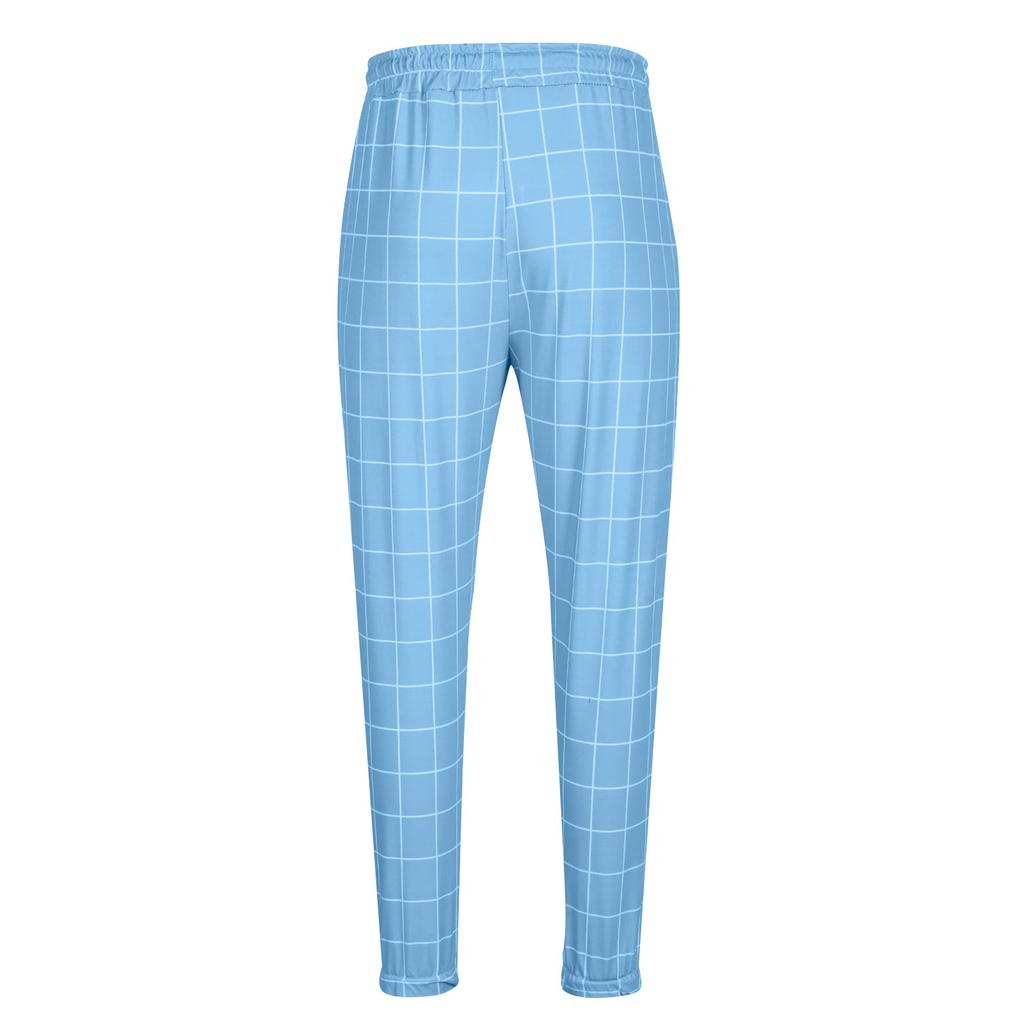 Pockets Pants For Men Drawstring Elastic Waist Long Trousers Color Leisure Basic Pants Classic Trousers