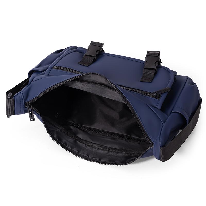Unisex Nylon Crossbody Bag Multi Pocket Casual Shoulder Handbag for Travel Work