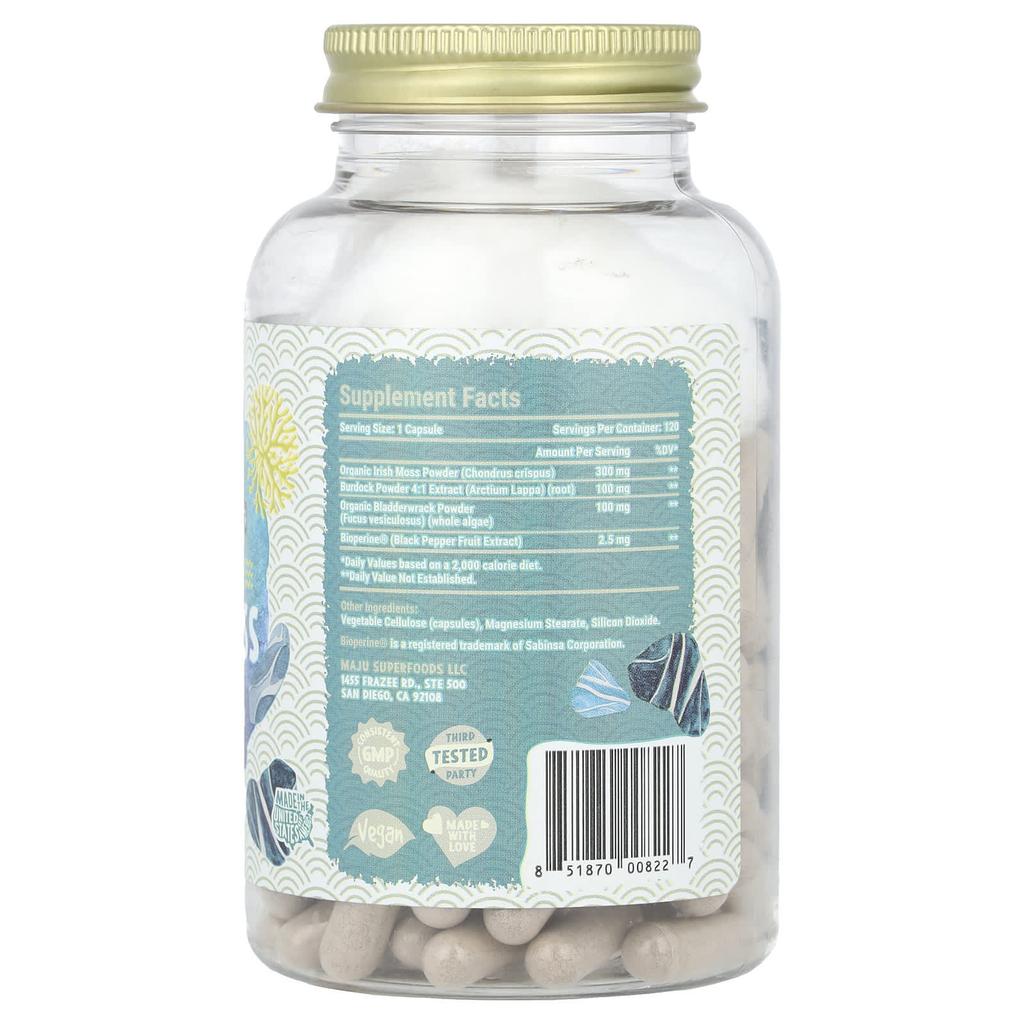 Wild Sea Moss, Extra Strength, 120 Capsules