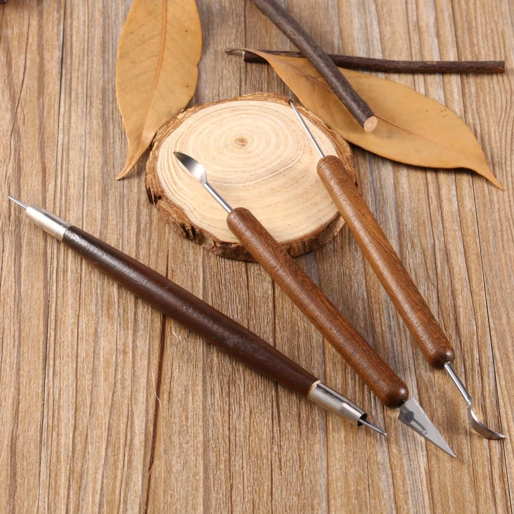 Wax Carving With Wooden Handle Sculpting Tools Pottery Tools Crafts  Making Tools Sculpture Knives