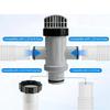 Heavy Duty Pool Valves Assembly and Hose Conversion Set Plastic Texture Suitable for Ground Pools Easy Installation