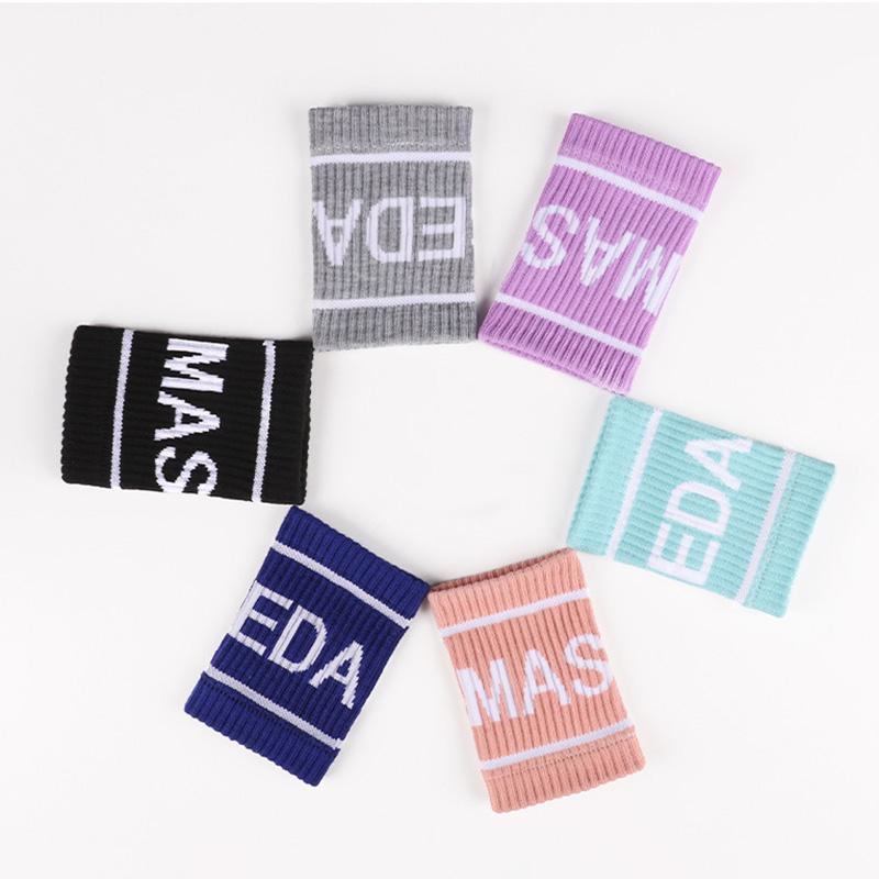 Durable And Safe 1 Pair Elastic Sport Wristband Basketball Volleyball Wrist Guard Golf Tennis Sweatband Wrist Band Fashion Colorful Wrist Support