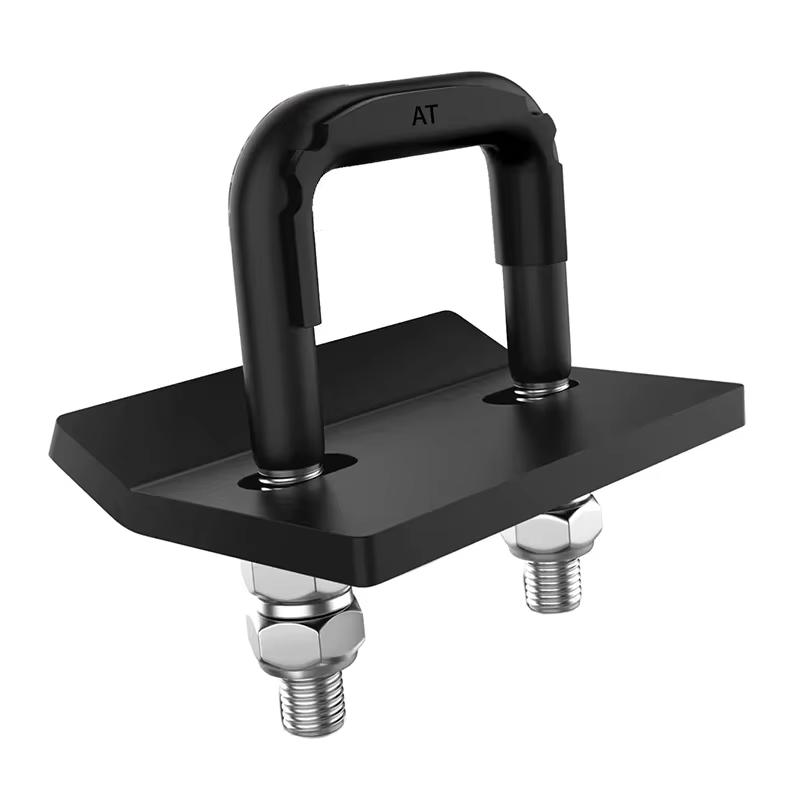 

Heavy Duty Hitch Clamp for 2.5 Inch Trailer Hitches, Rubber Isolator and Anti-Rust Double Coating Protective, Black чёрный