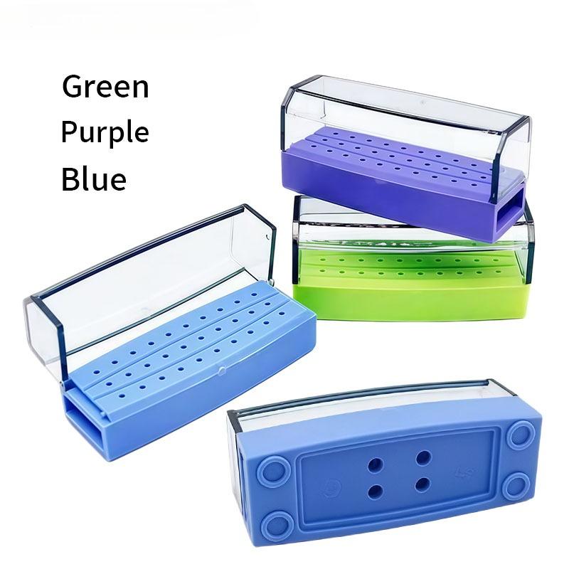 1Pcs Dental Materials Disinfection Racks for High- and Low-Speed Dental Burs Drills and Files Dental Instrument Storage Boxes