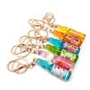 Japanese Marbles Bobble Soda Key Chain Miniature Soda Drink Charm  Bag Accessories