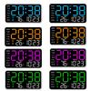 Day And Week Display For Daily Use LED Digital Wall Clock Plastic Material USB Powered Voice-activated Wake-up
