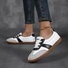 Women's Retro Casual Sneakers PU Leather Non-slip Sports Shoes Soft Sole Non-slip Footwear for Walking Traveling