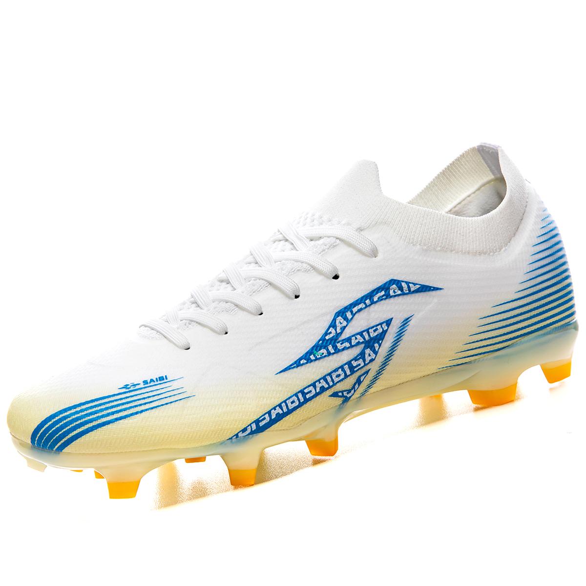 

4 Colors of Low-top Football Boots FG and TF Sole Spikes Unisex Professional Competition Training Sneakers Men Not Above Ankle 45