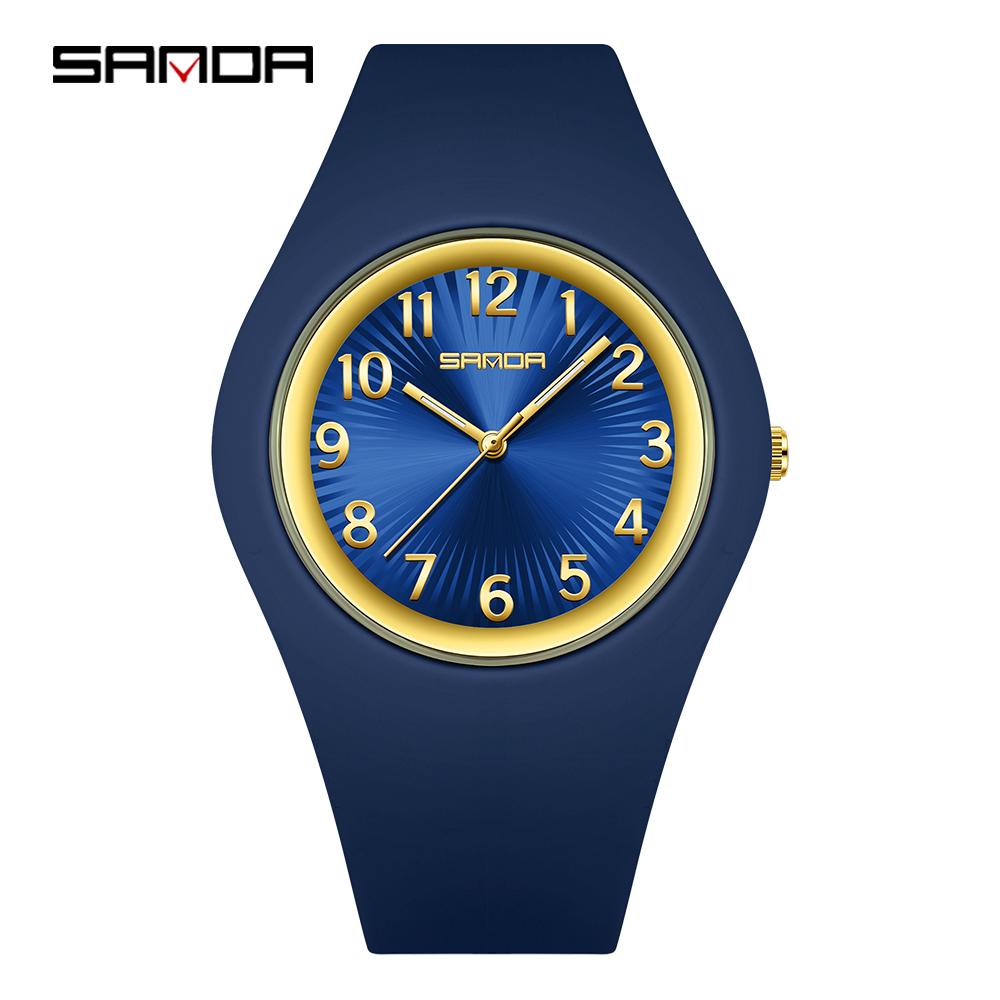 SANDA 6360 New Fashionable Quartz Watch Simple Luminous Shock Resistant Sports Student Clock Casual Boys and Girls Watch