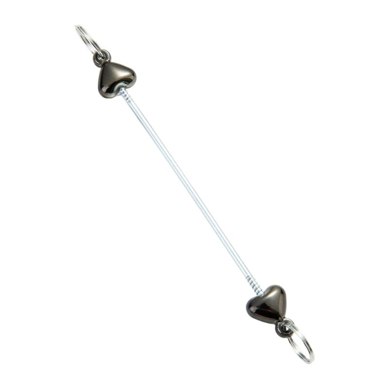 Plastic Beaded Keychain Stylish Accessory Handmade Keychain Accessory Perfect for Easy Attachment for Crafting Keychain чёрный