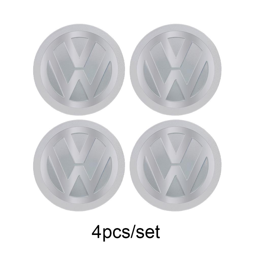 FD-1056/60/65mm 4pcs Car Styling Badge Logo Center Cap Wheel Hub Stickers Center Cover For Volkswagen MK6 Golf R GTI Jetta GTD Tiguan