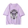 Dark Gothic Punk Oversized Short Sleeve O Neck T Shirt Graphic Print 100 Cotton 2000S Vintage Women Tops clothes Summer