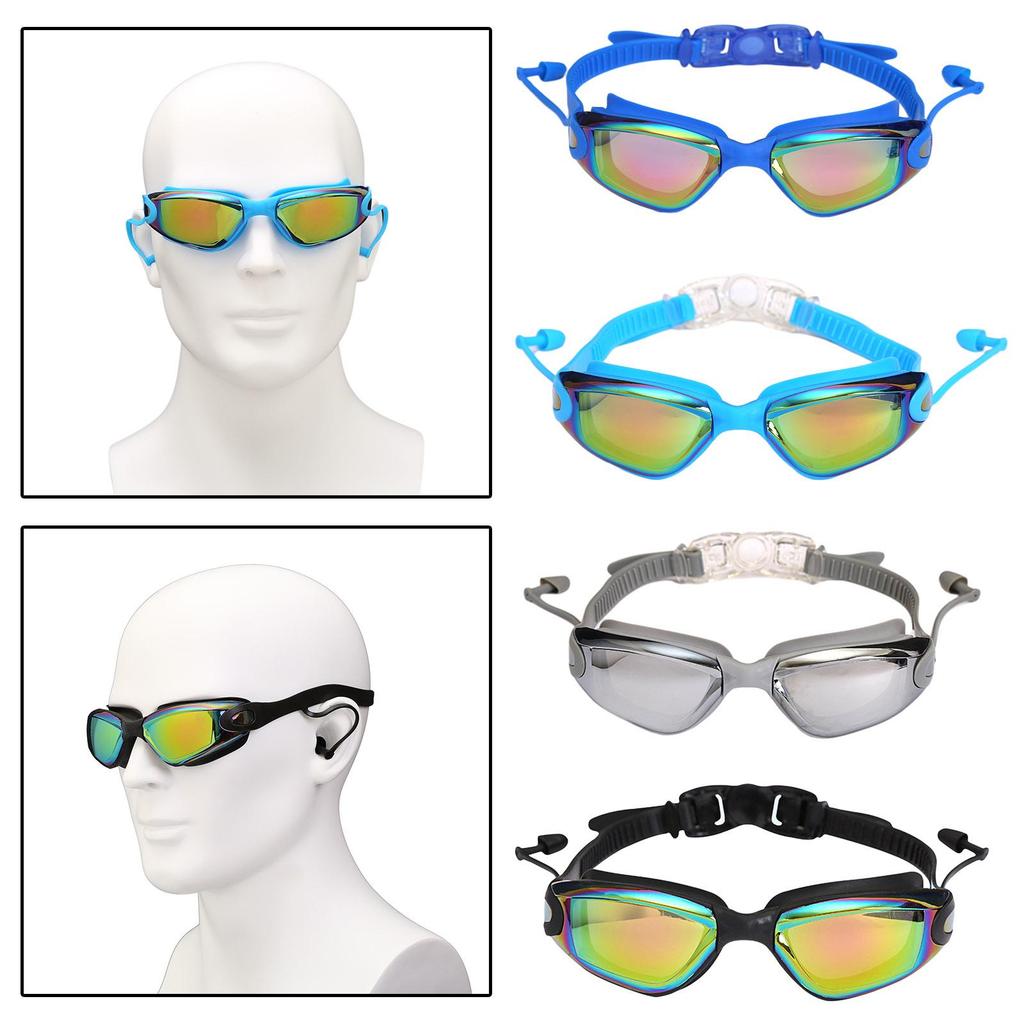 Mirror Swimming Goggles Anti-Fog Swim Glasses ion for Women Men