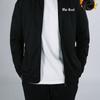 Men's Varsity Baseball Jacket, Ribbed Collar, Letter Embroidery, Wool Acrylic, School & Sports