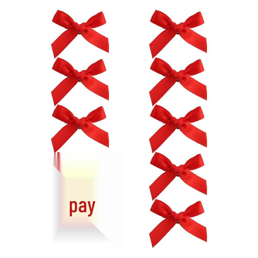 Ballet Style 4cm Bow Duckbill Clip: Dopamine Sweet Braided Hair Accessory