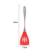 ZISIZ 430 Stainless Steel Red Slotted Spoon Set
