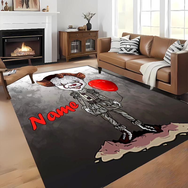 Custom personalization Pennywise the Dancing Clown Area Rug - Perfect For Kitchen, Bathroom,Laundry Room Decor Large Size Available,Gift All Seasons