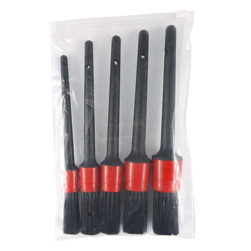 5pcs Car Wash Brush Detail Small Automotive Interior Cleaning Tools Air Conditioner Air Outlet Cleaning Brush