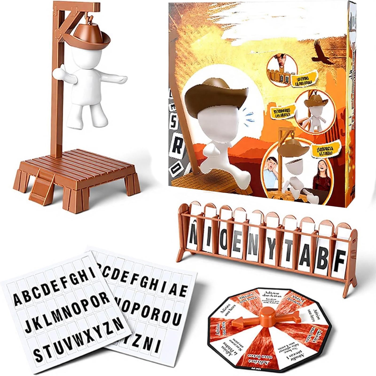 Магнитная игра-угадайка, Веселая магнитная игра-угадайка «Ковбой», Светящаяся в темноте дорожная игра, Подходит для детей, взрослых, семей и друзей One Size коричневый