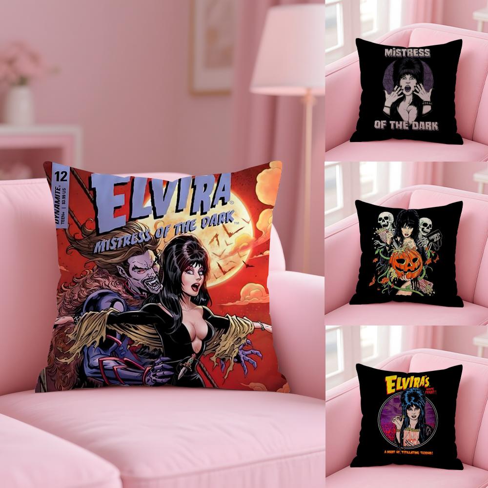 E-Elviras Mistress Dark Cushion Cover Soft Short Plush Double-Sided Printing Home Decor Machine Washable Pillow Case Gift