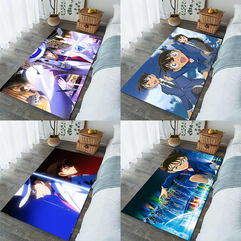 Detective C-Conans Anime Floor Mat Non-Slip Laundry Room Mat Laundry Home Decor Balcony Child Living Room Hallway Bedside Mats