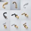 Antique Gold & Black Single-Handle Basin Faucet