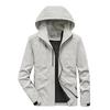 Spring and Autumn New Men's Jacket Loose Casual Hooded Large Size Loose Men's Top Coat
