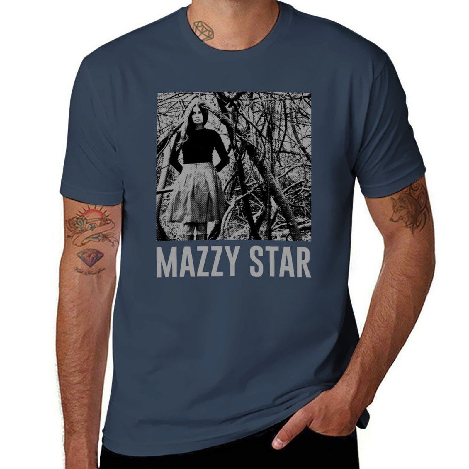 Mazzy star Hope sandoval TShirt Sports Casual Breathable Tee Shirt S