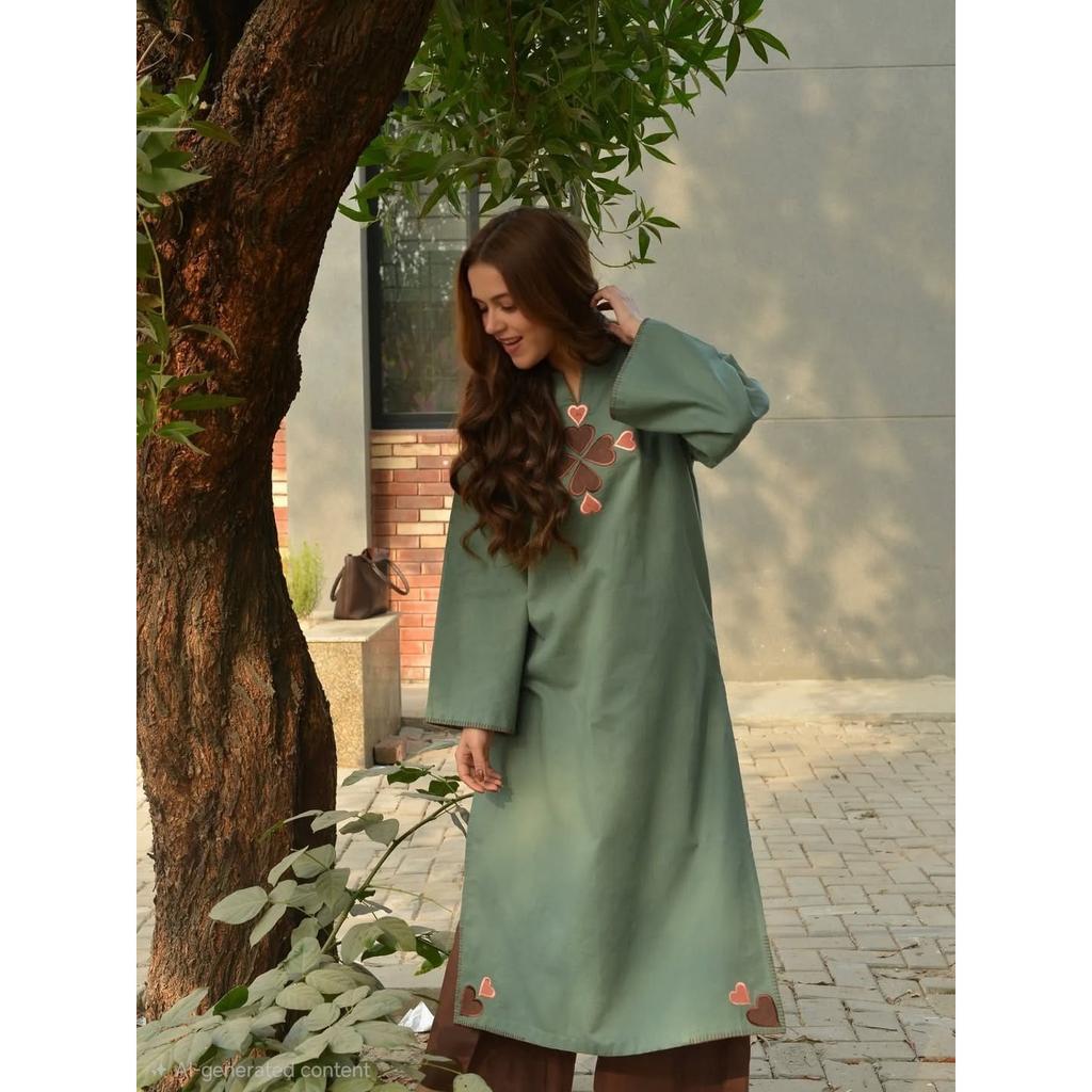 Indyjski Pakistański Styl Salwar Kameez Damski Ubranie na Imprezę Bawełniany Kurti Zestaw Palazzo