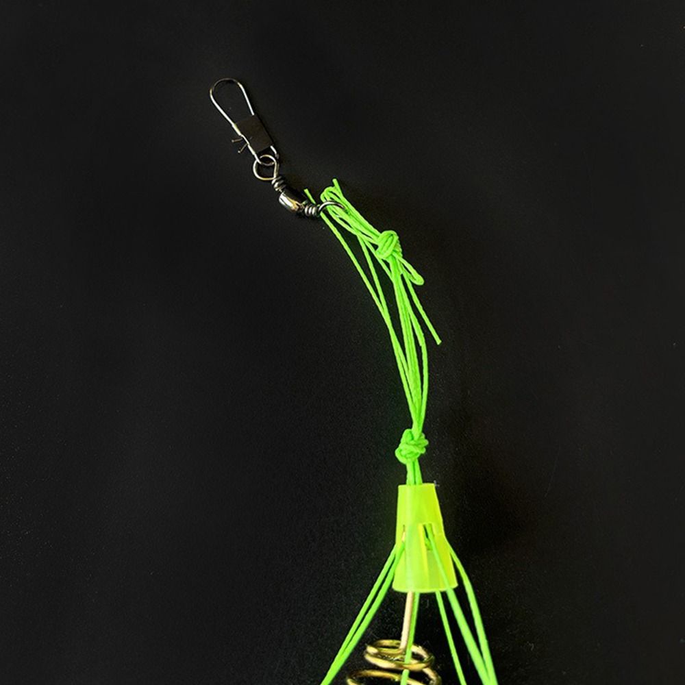 Method Leader Explosion String Hook Hanging Tackle Stainless Steel Feeder hook  Fishing