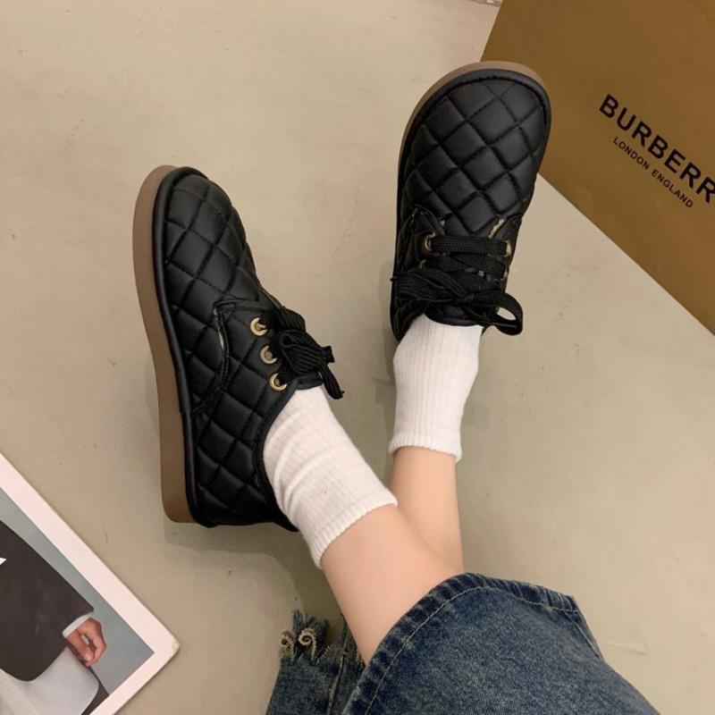 Fleece Women's Shoes New Winter Warm Flat Cotton Shoes Thickened Snow Boots Bread Shoes Doudou Shoes