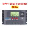 50V DC12V/ 24V 30/40/50/60/100A MPPT Solar Charge Controller Dual 5V USB LCD Display Auto Solar Cell Panel Charger Regulator