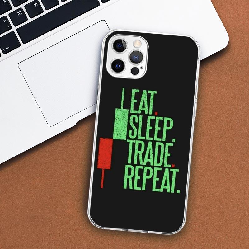 Trade Investment Forex Stock Market Pouzdro na telefon pro Apple iPhone 11 12 13 15 14 Pro 7 XR X XS Max 8 Plus + Mini SE Customized Pri