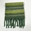 Winter new high-end warm thickened scarf women's winter striped soft scarf skin-friendly, fashionable and fresh