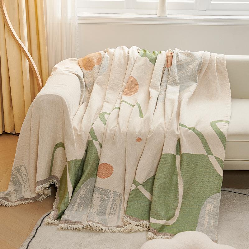 Chenille Sofa Cushion Anti-Cat's Paw Sofa Cover All-Inclusive Cushion Blanket Simple Four Seasons Sofa Towel Full Cover Cloth