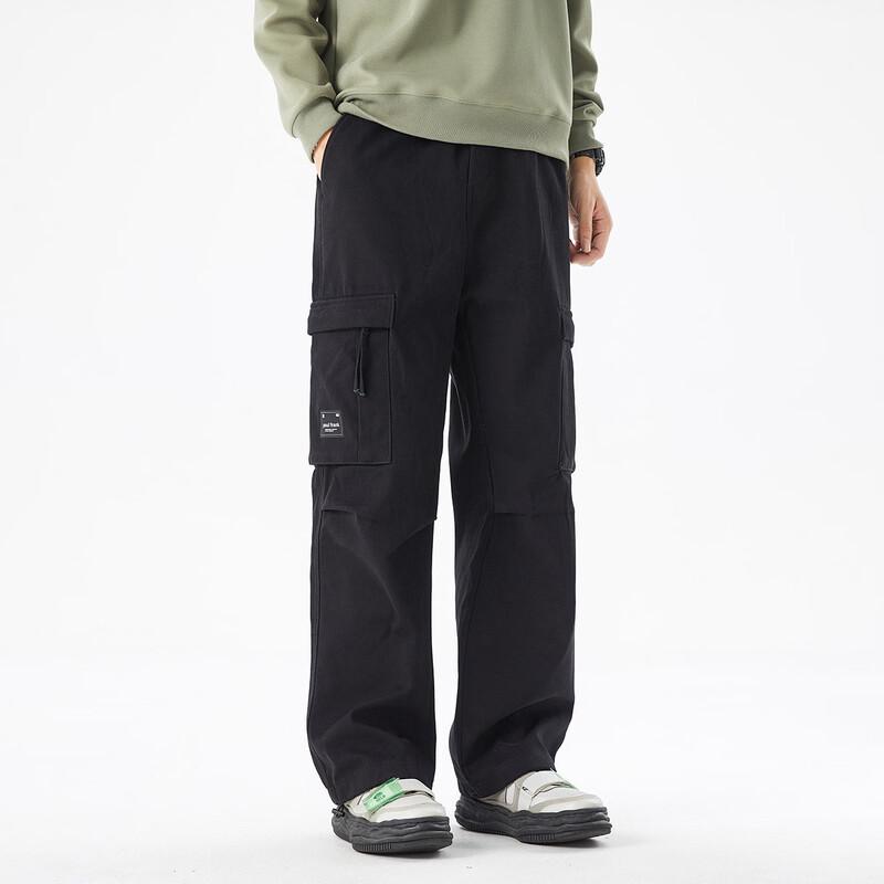 Paul Frank Men's Fleece-Lined Straight-Leg Cargo Pants